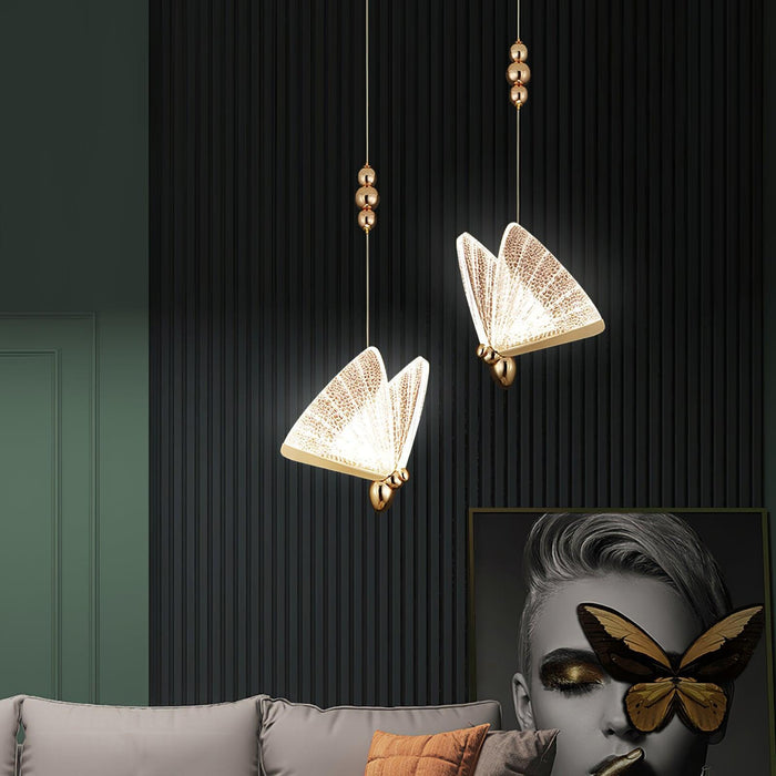 Butterfly Pendant Light-DWHOME
