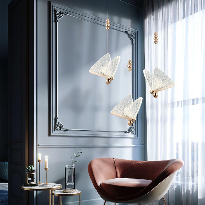 Butterfly Pendant Light-DWHOME