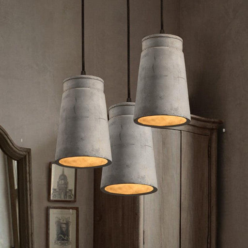 Concrete Odense Pendant Light-DWHOME