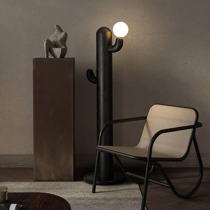 Cactus Wood Floor Lamp-DWHOME