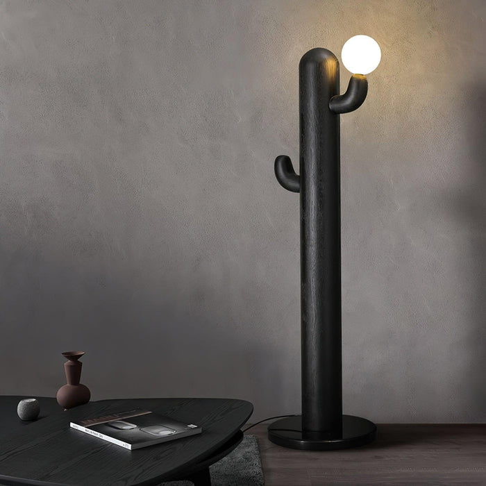 Cactus Wood Floor Lamp-DWHOME