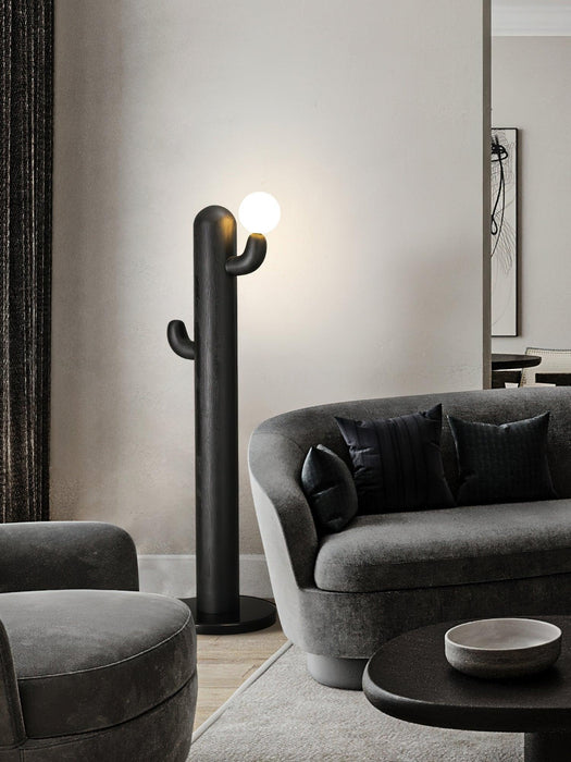 Cactus Wood Floor Lamp-DWHOME