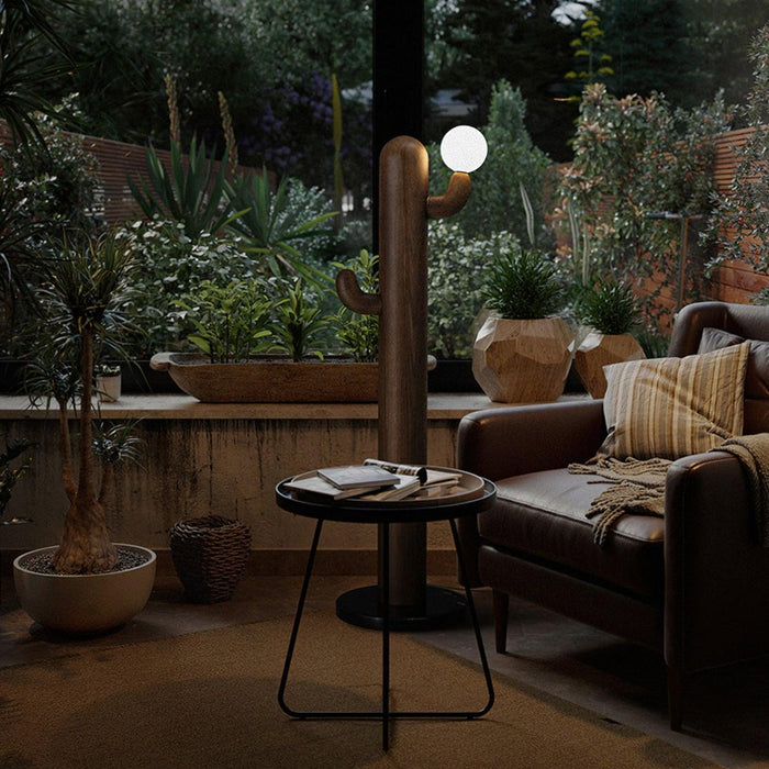 Cactus Wood Floor Lamp-DWHOME
