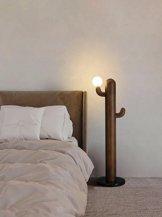 Cactus Wood Floor Lamp-DWHOME