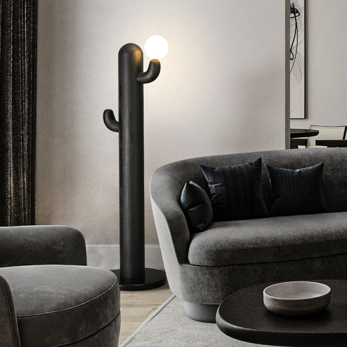 Cactus Wood Floor Lamp-DWHOME