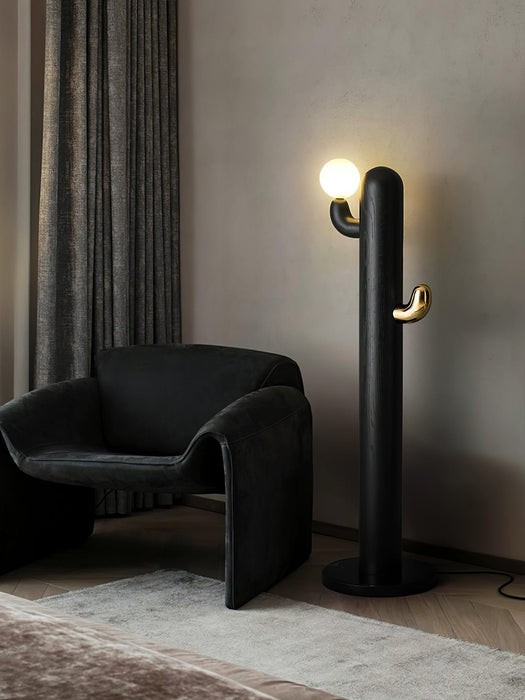Cactus Wood Floor Lamp-DWHOME
