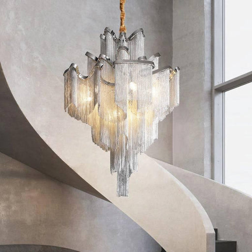 Cadena French Empire Staircase Chandelier-DWHOME