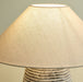 Callisto Ribbed Ceramic Table Lamp-DWHOME