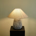 Callisto Ribbed Ceramic Table Lamp-DWHOME