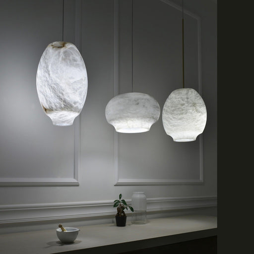 Camille Alabaster Pendant Lamp-DWHOME