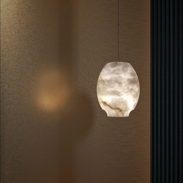 Camille Alabaster Pendant Lamp-DWHOME