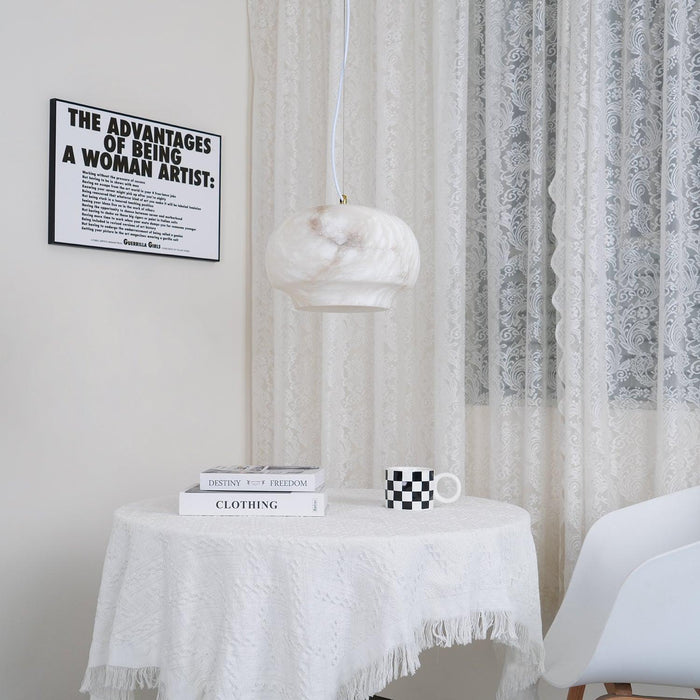 Camille Alabaster Pendant Lamp-DWHOME