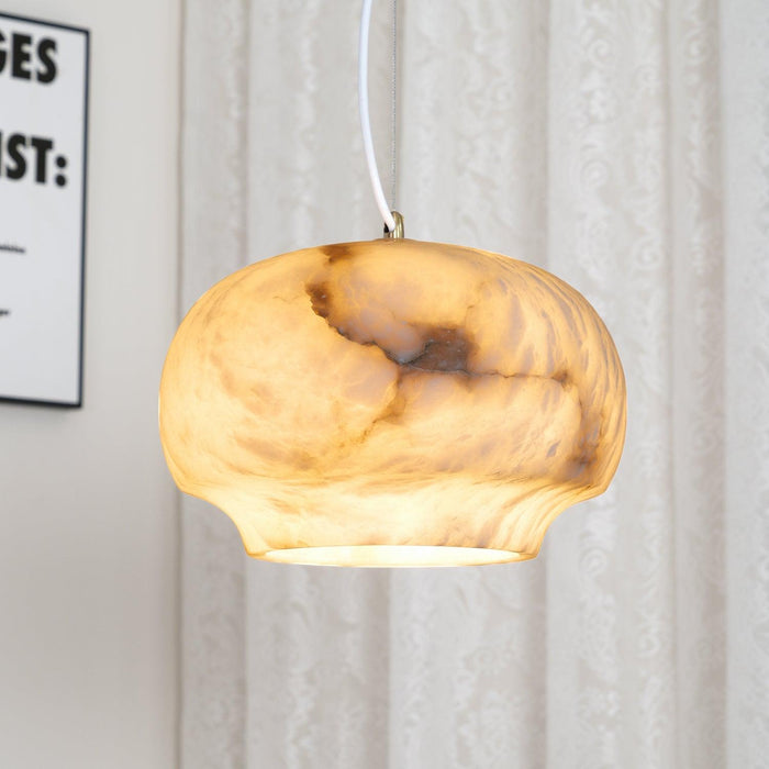Camille Alabaster Pendant Lamp-DWHOME