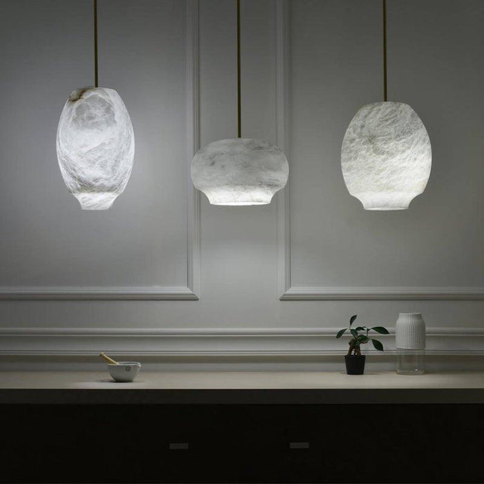 Camille Alabaster Pendant Lamp-DWHOME