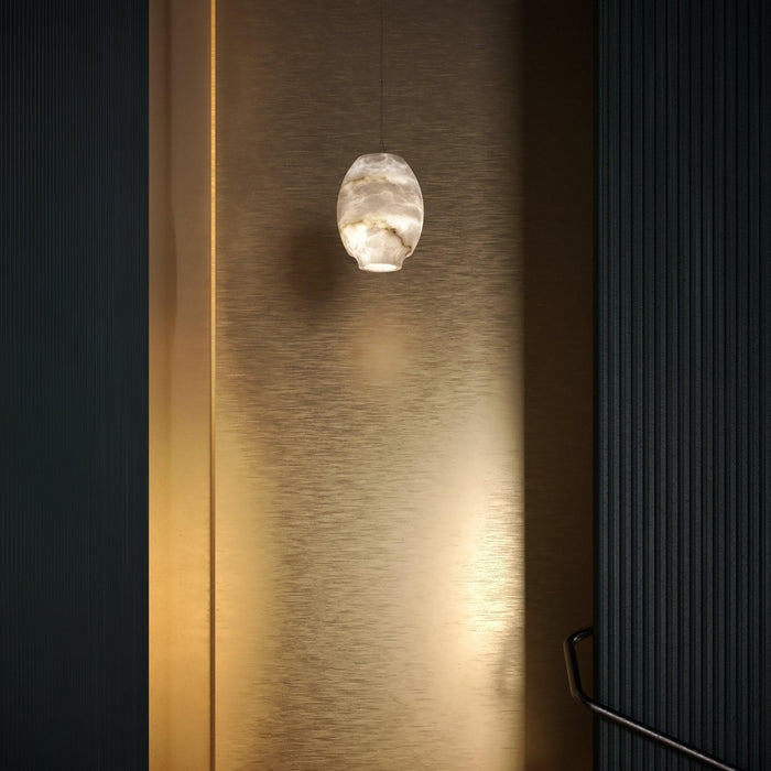 Camille Alabaster Pendant Lamp-DWHOME