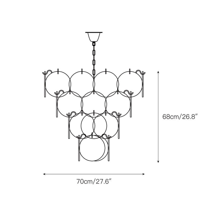 Camisa Murano Glass Chandelier-DWHOME