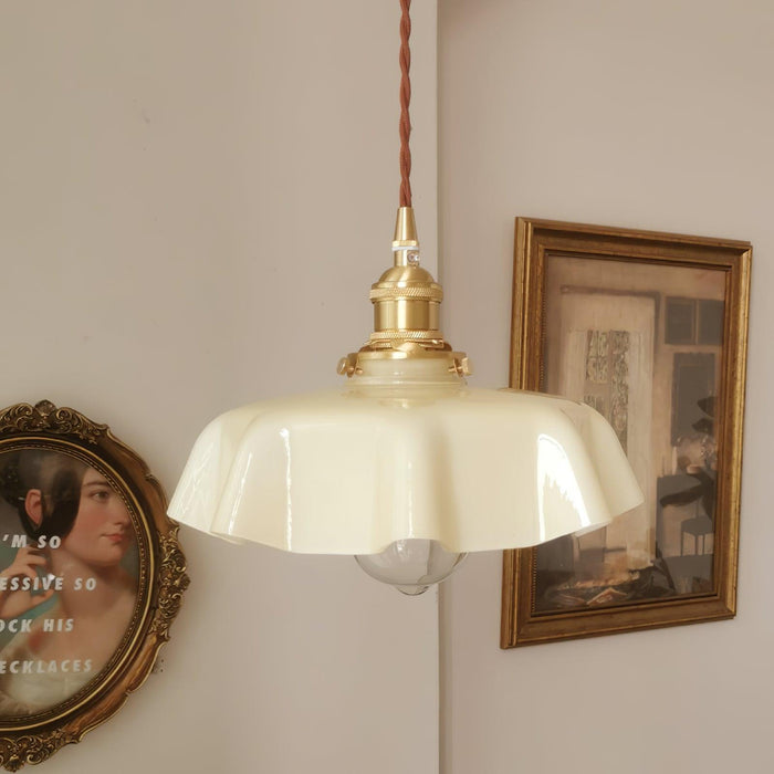 French Flower Pendant Swag Light-DWHOME