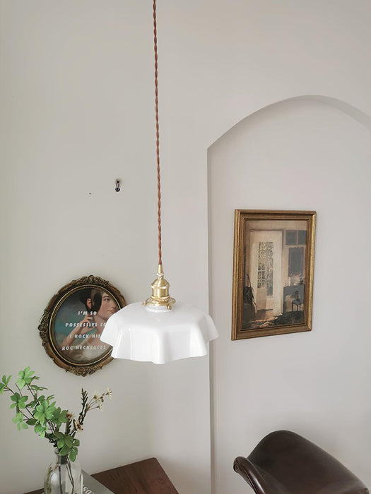 French Flower Pendant Swag Light-DWHOME