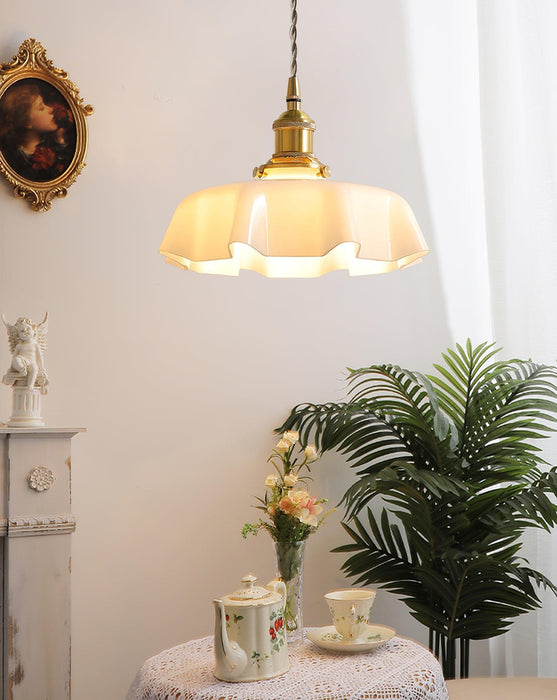 French Flower Pendant Swag Light-DWHOME