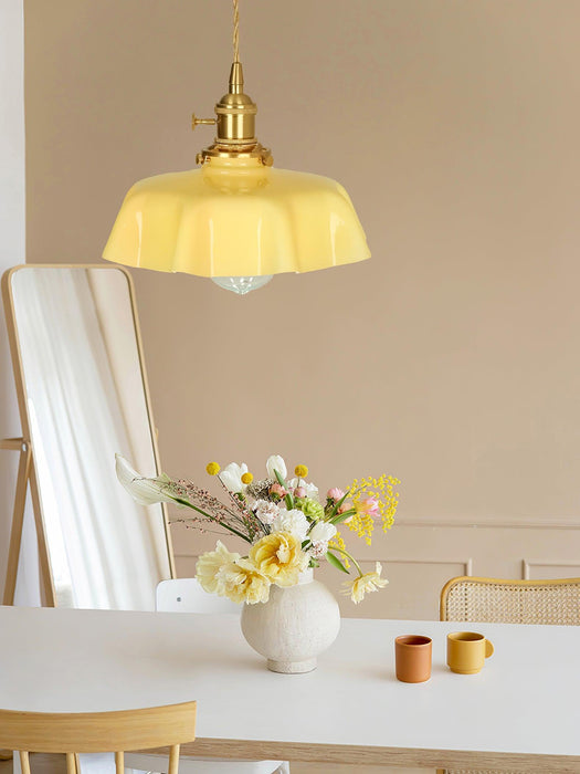 French Flower Pendant Swag Light-DWHOME
