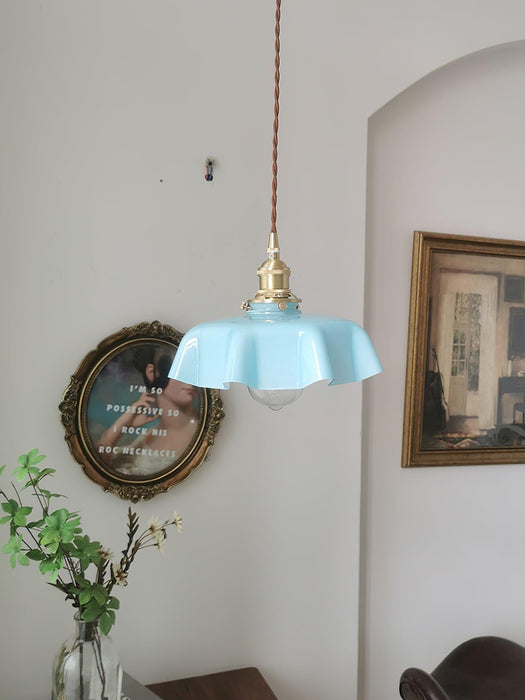 French Flower Pendant Swag Light-DWHOME