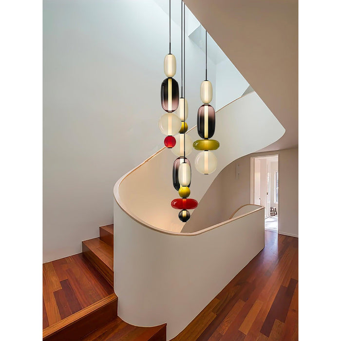 Candied Glass Combo Chandelier-DWHOME