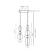 Candied Glass Combo Chandelier-DWHOME