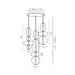 Candied Glass Combo Chandelier-DWHOME