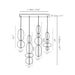 Candied Glass Combo Chandelier-DWHOME
