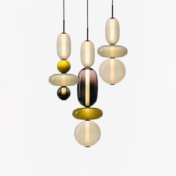 Candied Glass Pendant Light-DWHOME