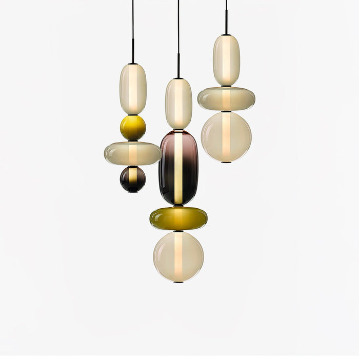 Candied Glass Combo Pendant Light-DWHOME
