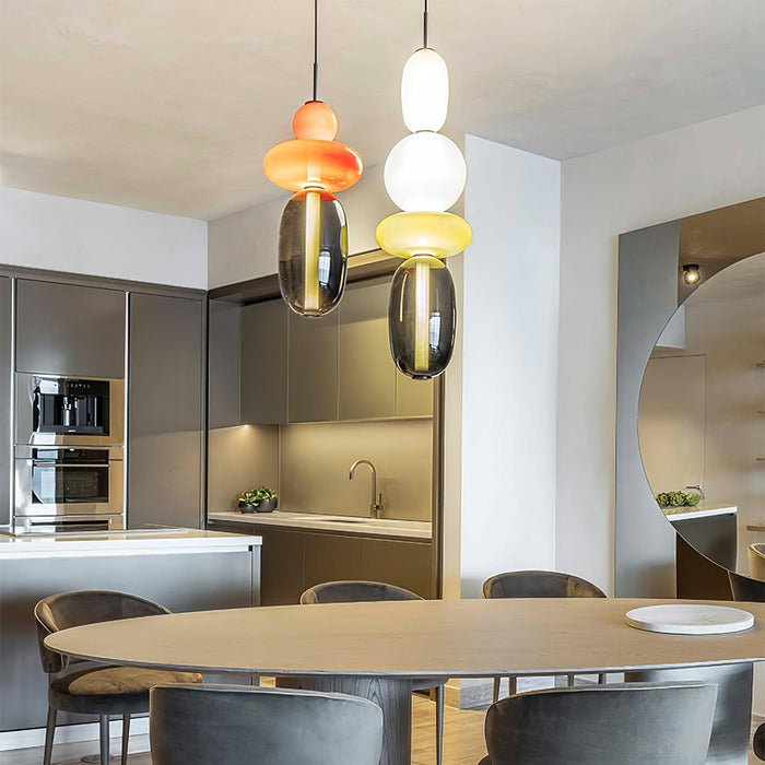 Candied Glass Combo Pendant Light-DWHOME