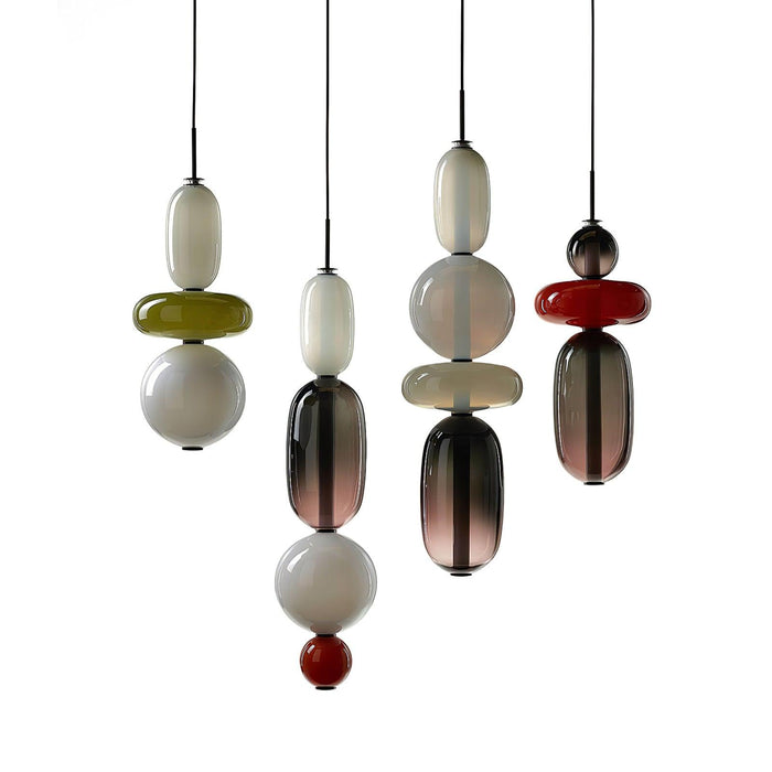 Candied Glass Combo Pendant Light-DWHOME