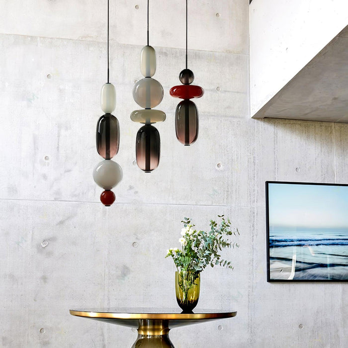 Candied Glass Combo Pendant Light-DWHOME