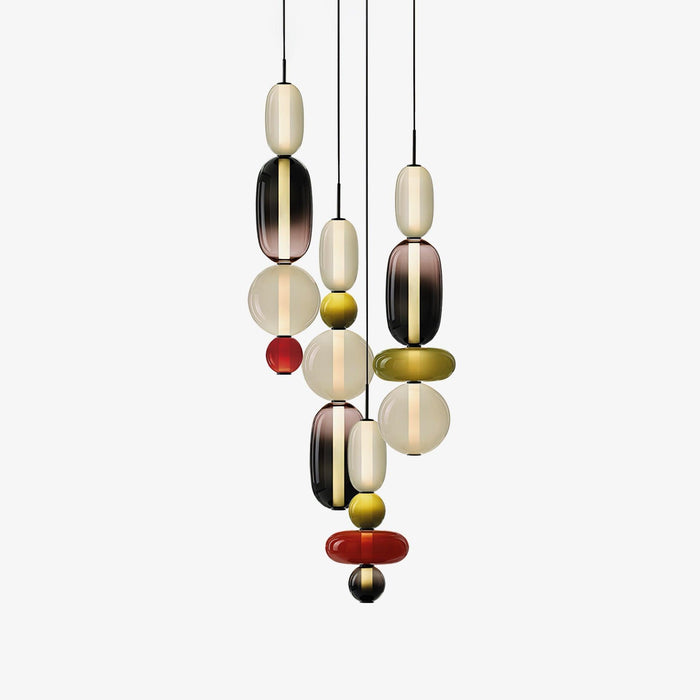 Candied Glass Combo Pendant Light-DWHOME