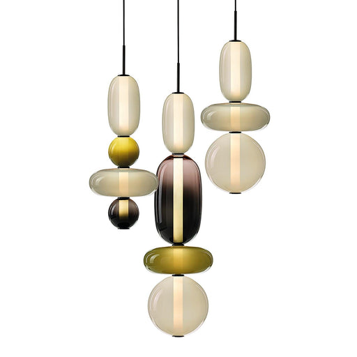 Candied Glass Combo Pendant Light-DWHOME