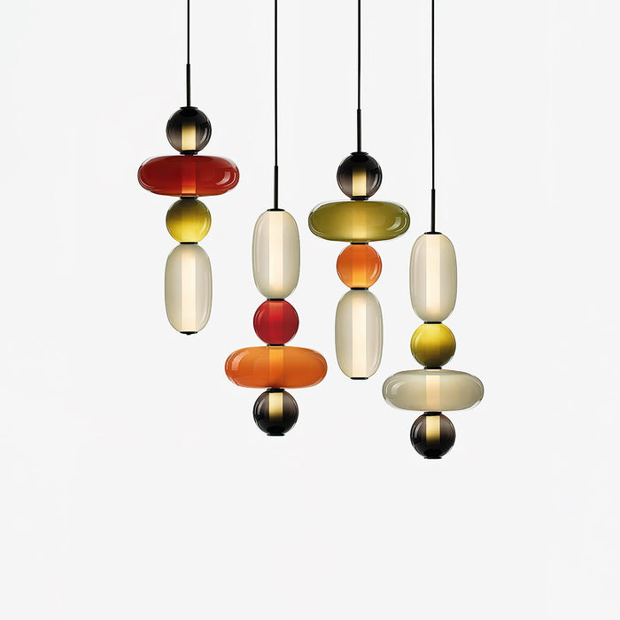 Candied Glass Combo Pendant Light-DWHOME