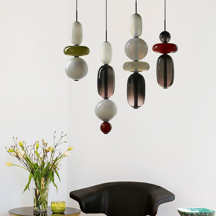Candied Glass Combo Pendant Light-DWHOME