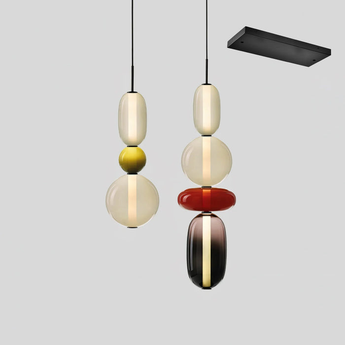 Candied Glass Combo Chandelier-DWHOME