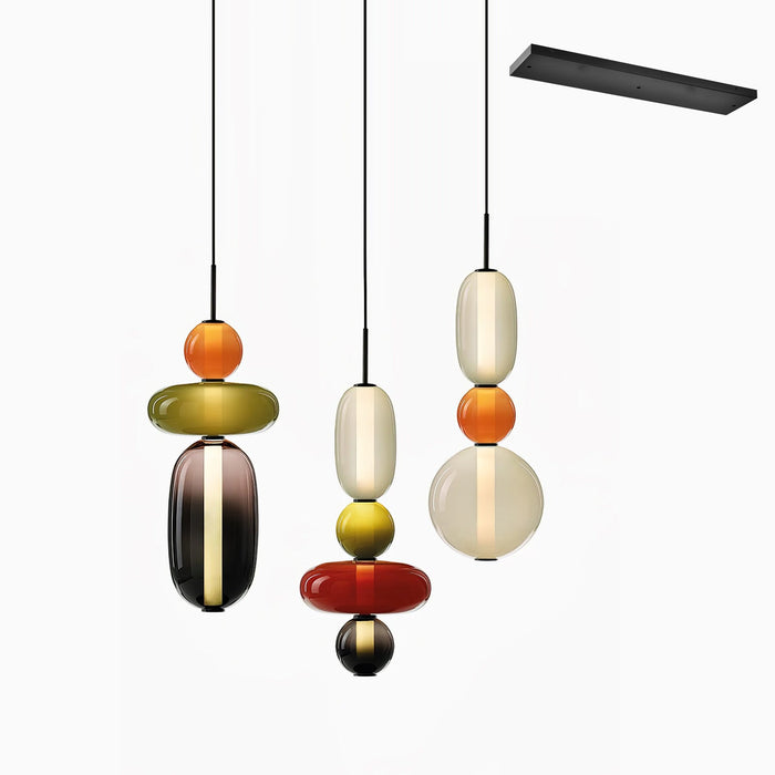 Candied Glass Combo Chandelier-DWHOME