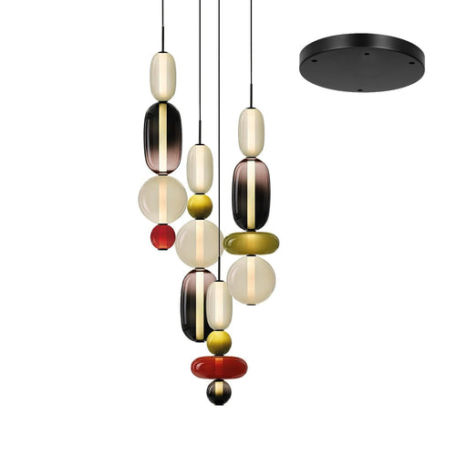 Candied Glass Combo Chandelier-DWHOME