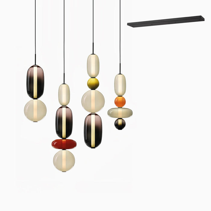 Candied Glass Combo Chandelier-DWHOME