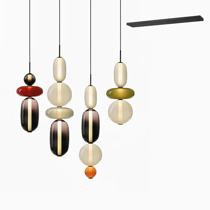 Candied Glass Combo Chandelier-DWHOME