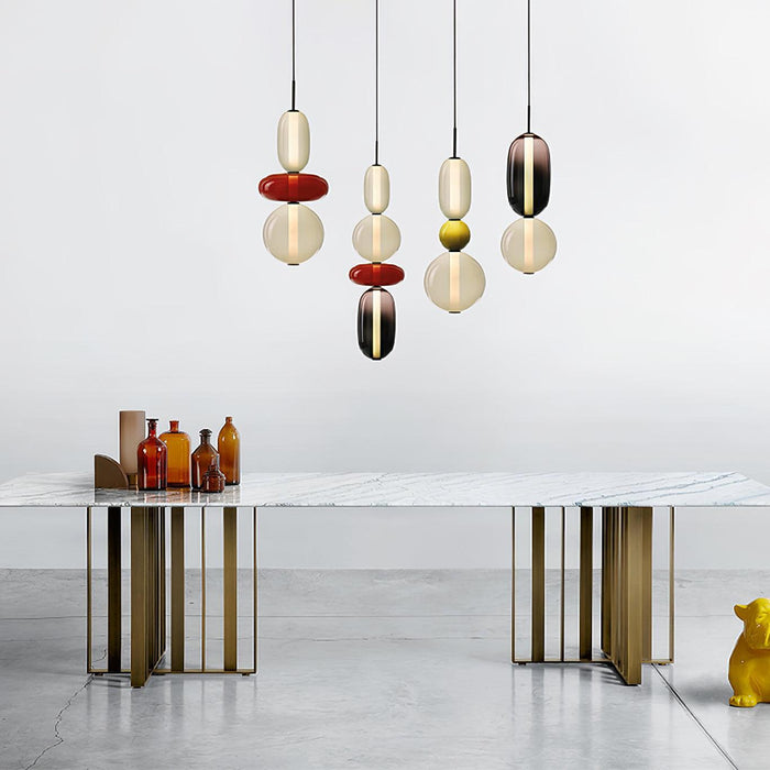 Candied Glass Combo Pendant Light-DWHOME