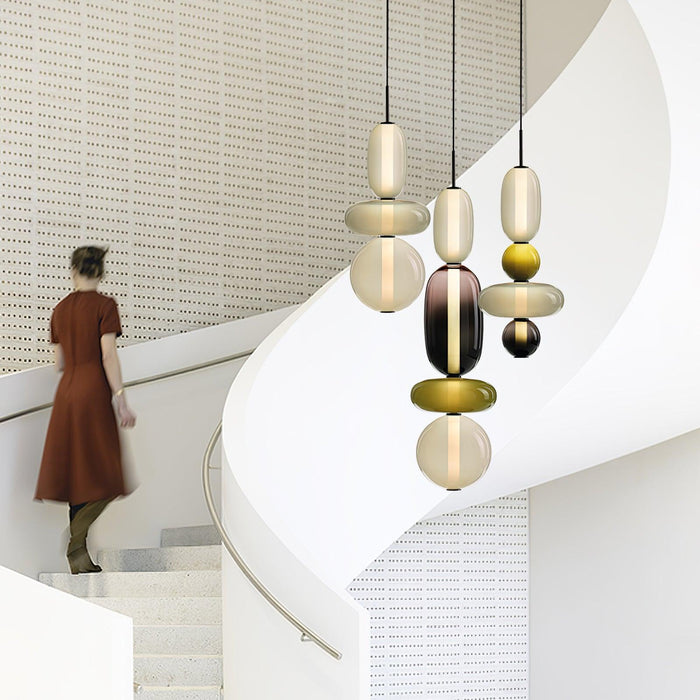 Candied Glass Pendant Light-DWHOME