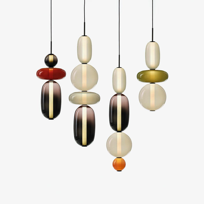 Candied Glass Combo Pendant Light-DWHOME