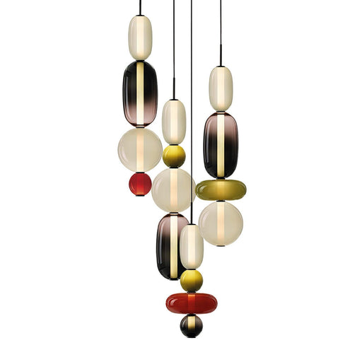 Candied Glass Combo Pendant Light-DWHOME