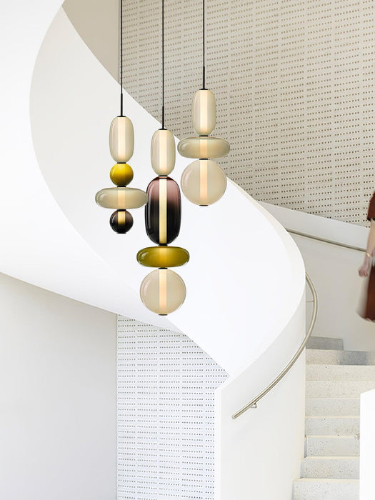 Candied Glass Pendant Light-DWHOME