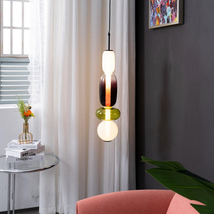 Candied Glass Pendant Light-DWHOME