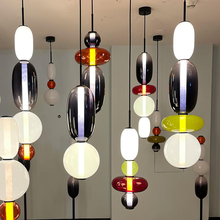Candied Glass Combo Pendant Light-DWHOME